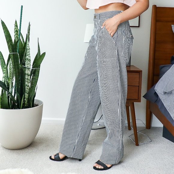 CHLOE striped wide leg pant